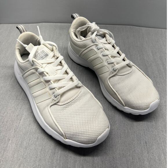 Adidas Cloudfoam Lite Racer AW4262 Mens White Running Shoes Sneakers Size 7 - Picture 2 of 11